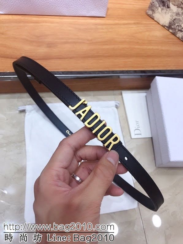 Dior女士腰帶 迪奧經典復古小字母牛皮腰帶  jjp1220